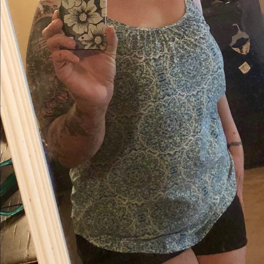 Flower-Patterned Cami